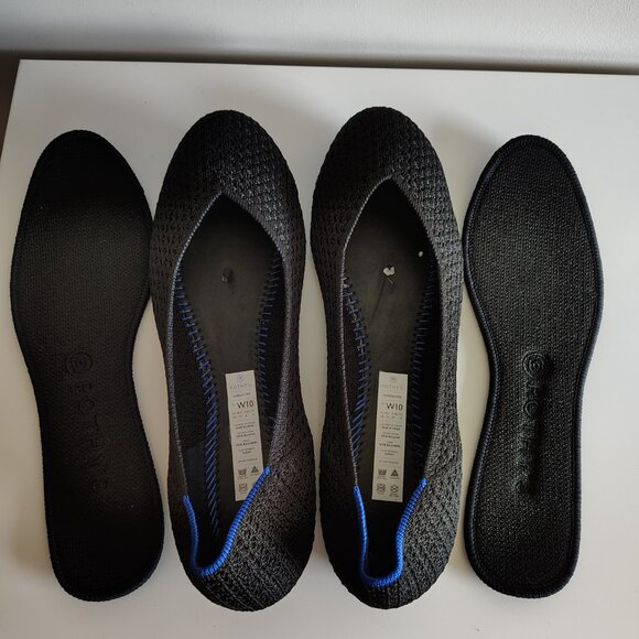 Rothy’s Flat - Black Honeycomb - Women’s size 10 - NWOB - Picture 4 of 5